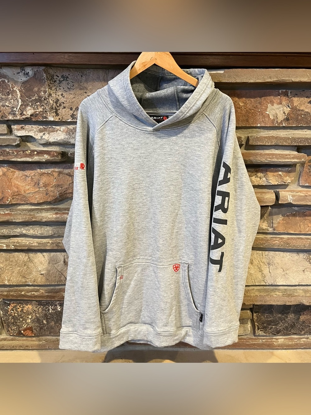 Ariat Flame-Resistant Light Heather Gray Hoodie
